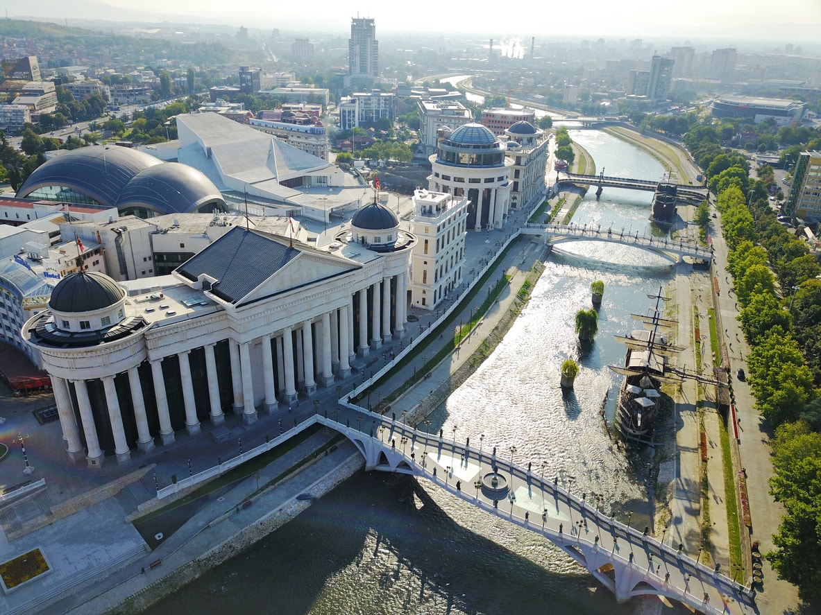 Skopje, the historic capital of North Macedonia